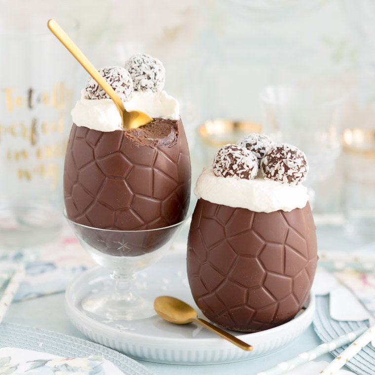 Veganska och glutenfria fyllda chokladägg av Anna Winér