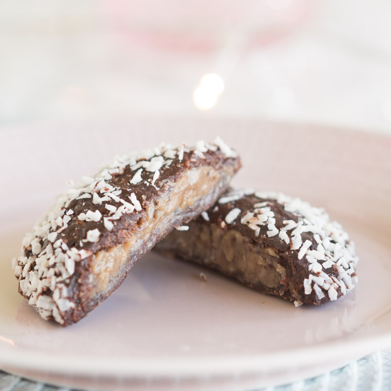 Veganska chokladbolls -pop tarts med dulce de leche, av Anna Winér