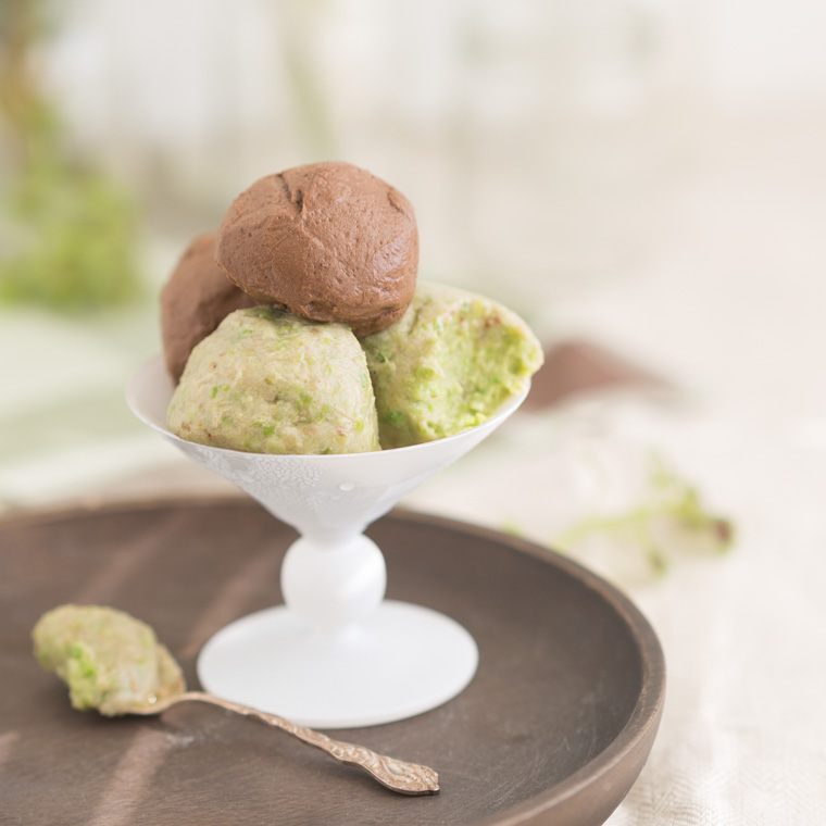 Choklad- och mintglass