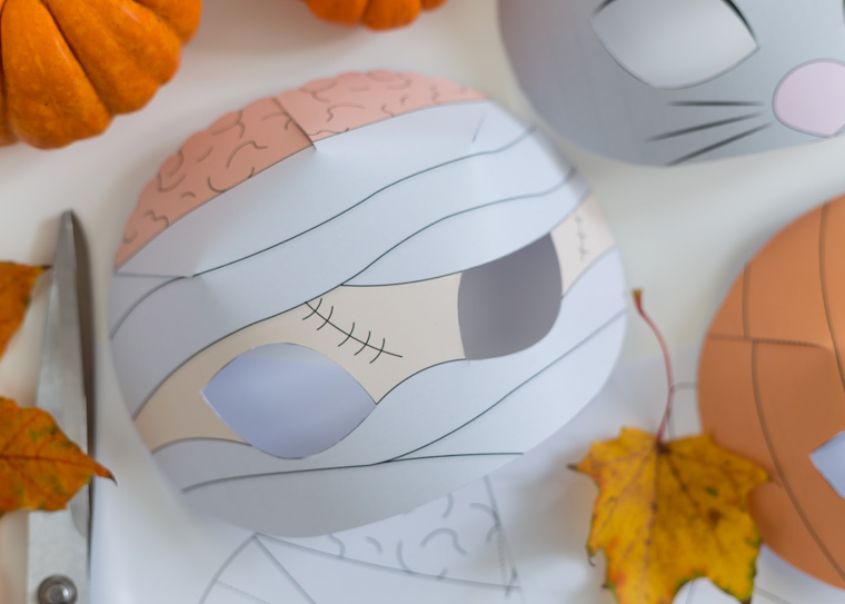 Halloweenmask Halloweenpyssel
