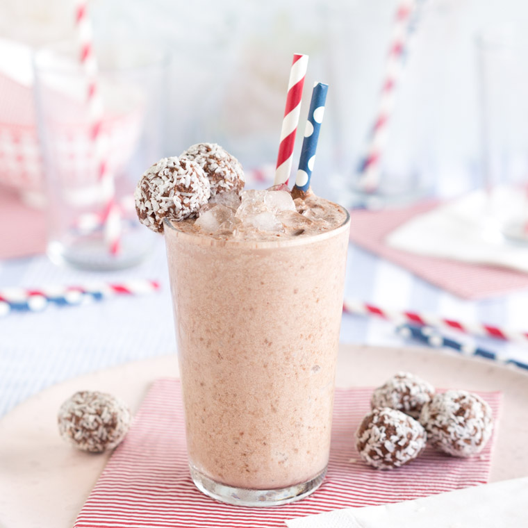 Iced chocolate balls -drink, av Anna Winér