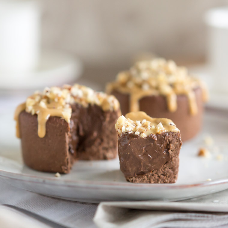 Chokladtarteletter med krämig fyllning, av Anna Winér