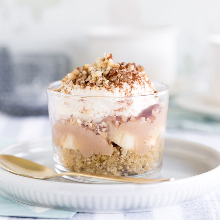 Snabb vegansk banoffee paj med hemgjord dulce de leche, av Anna Winér