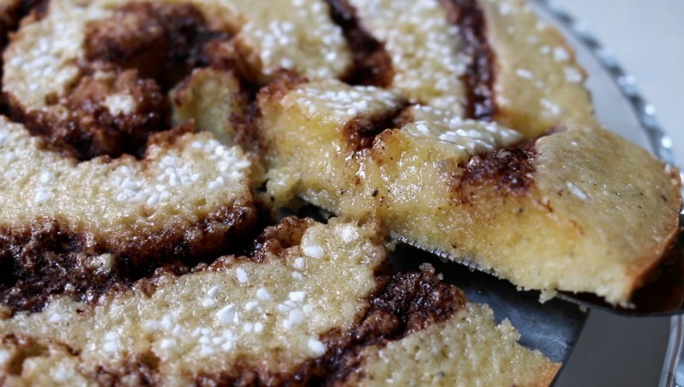 Kanelbullekladdkaka bästa receptet kladdkaka