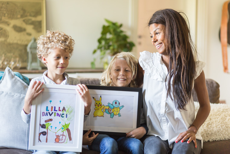 Lilla Davinci ramen Vivi Elmer och Knut