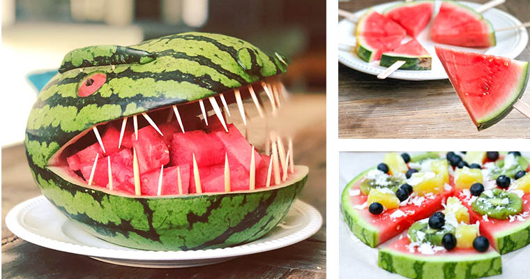 10 smarta vattenmelonshacks
