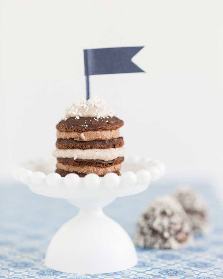 chokladboll pannkakstorn