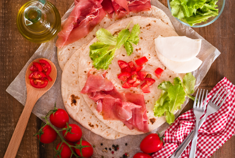 tortilla pizza
