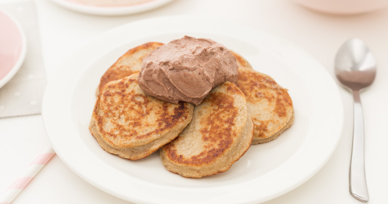 nyttiga nötpannkakor till frukost