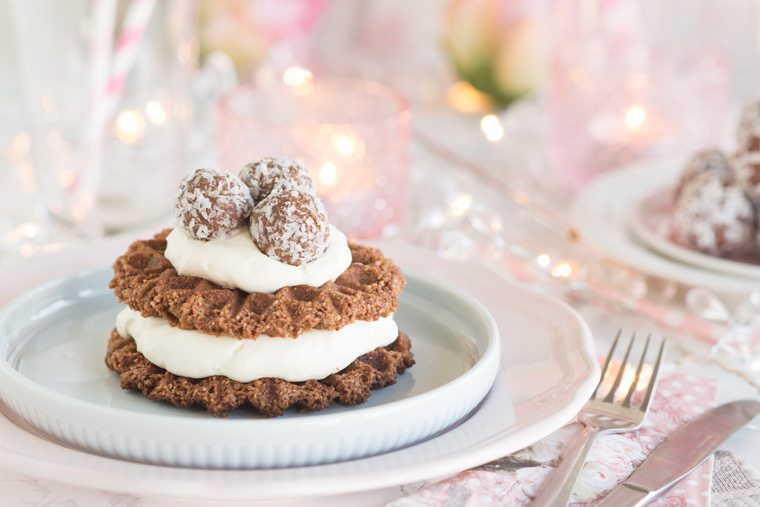 Våfflor på chokladbollssmet, av anna winér