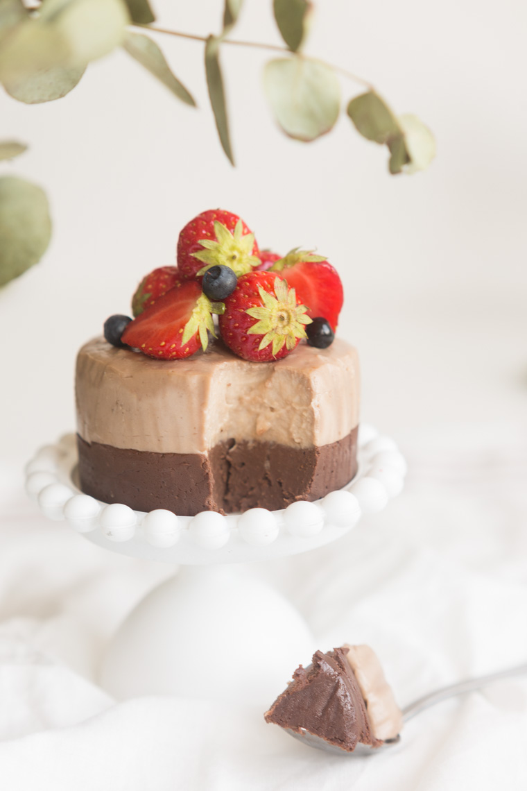 brownie med nötfromage