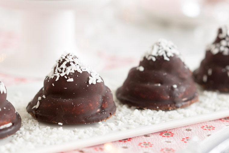 Veganska mums mums med chokladbollssmet som botten, av Anna Winér