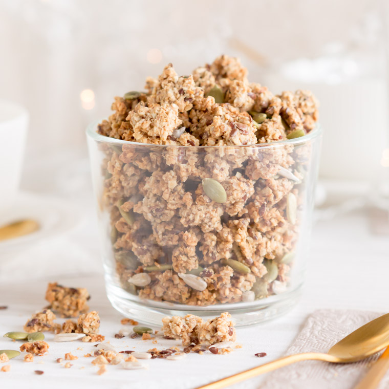 Glutenfria och nyttig granola, av Anna Winér