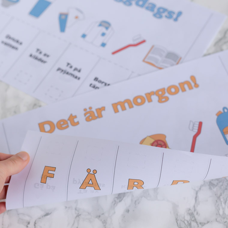 ”Att göra” -listor för morgon och kväll
