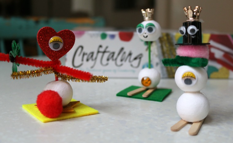 Craftalong sällskapsspel figurer