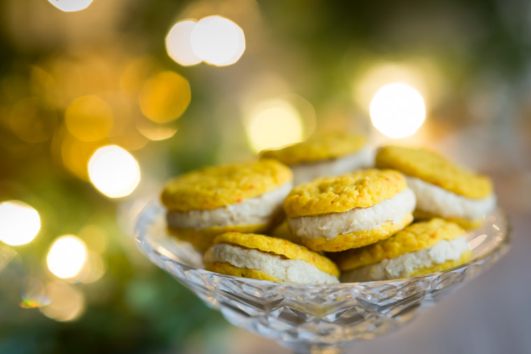 närbild på lussewhoopies av anna winér