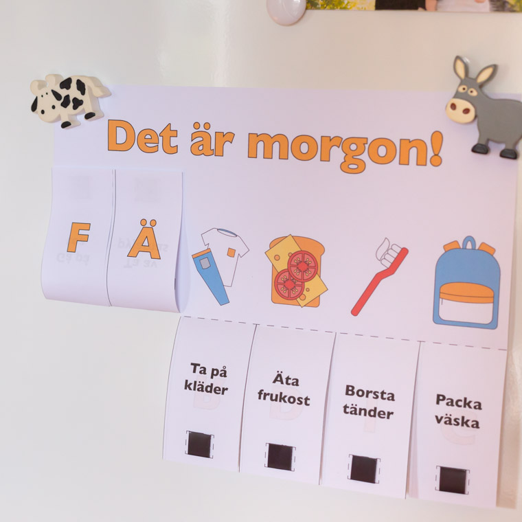 ”Att göra” -listor för morgon och kväll