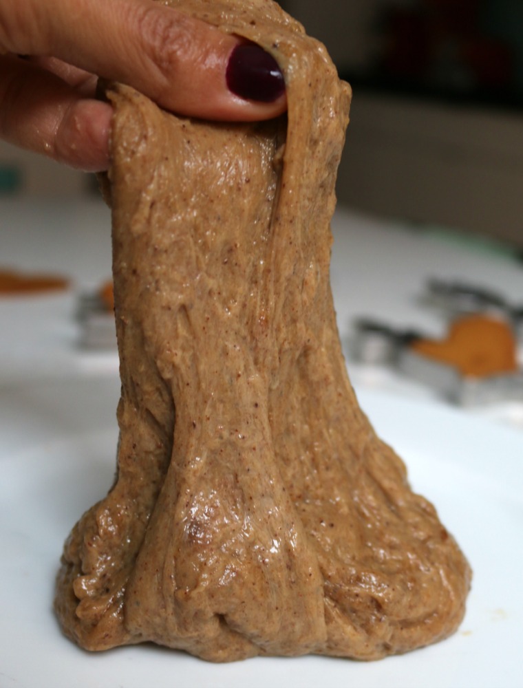 Pepparkaksslime närbild slime pepparkaka slajm