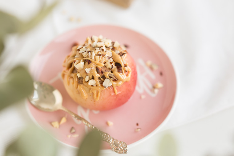 cheesecakefyllda äpplen