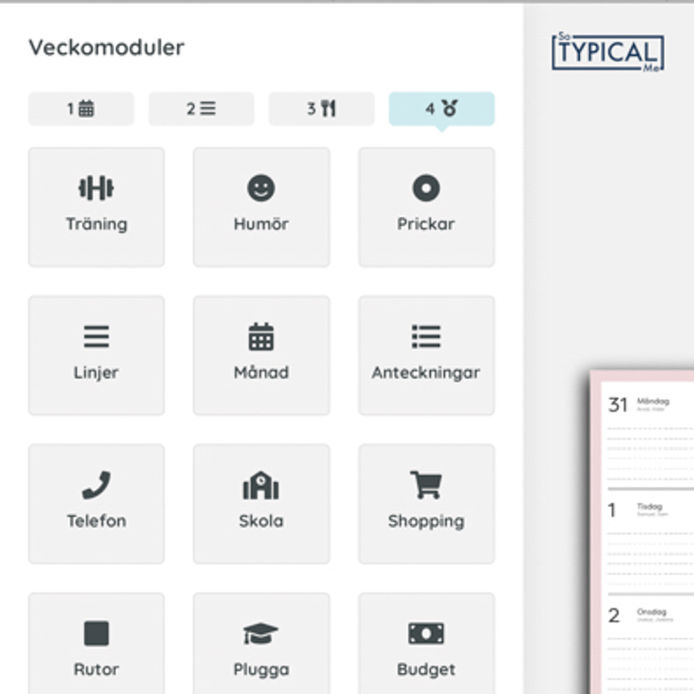 kalender -så designar du