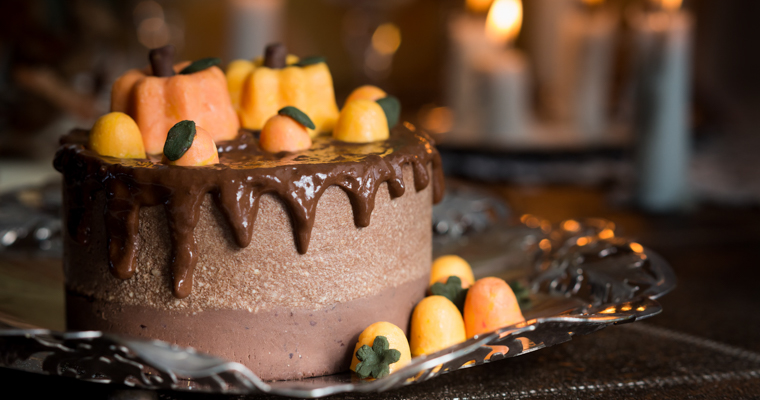 Cheesecake med orange pumpor