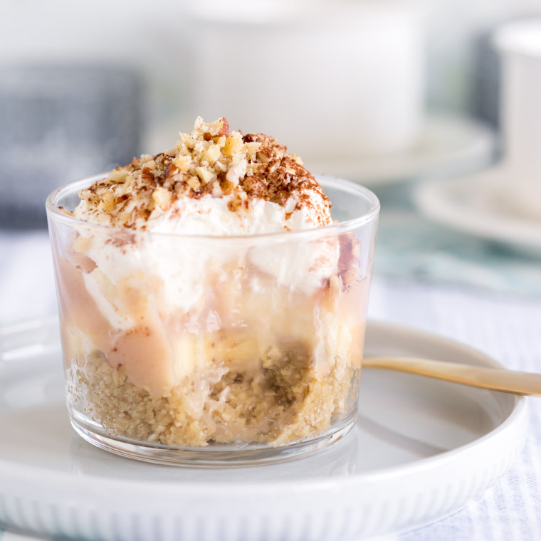 Snabb vegansk banoffee paj med hemgjord dulce de leche, av Anna Winér