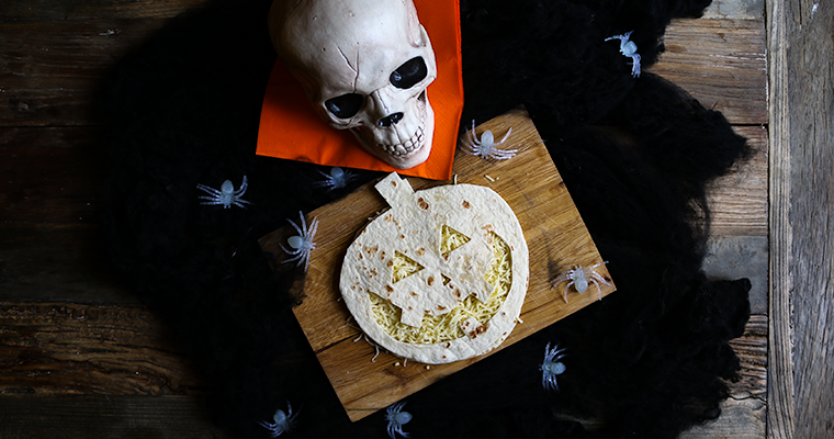 halloween tortilla quesadilla