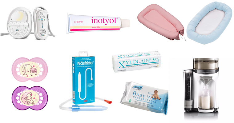 20 viktigaste bebisprodukterna