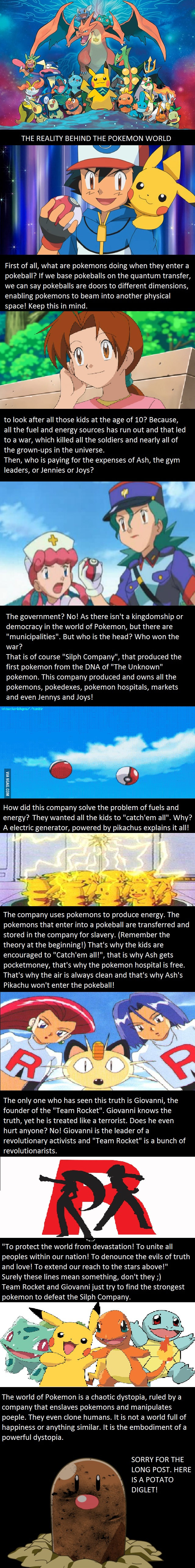 Den mörka hemligheten bakom Pokémon världen..